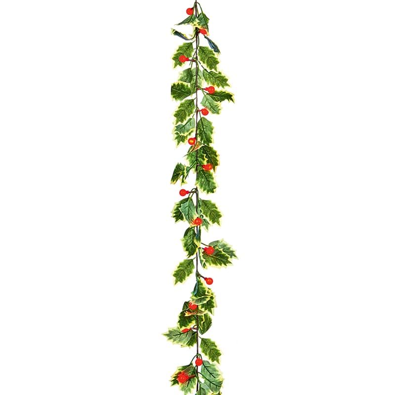 1.8m Holly Berry Garland