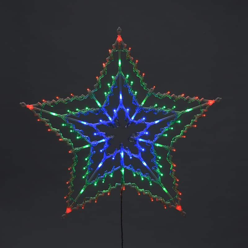 100 LED Window Light Star Multicolour