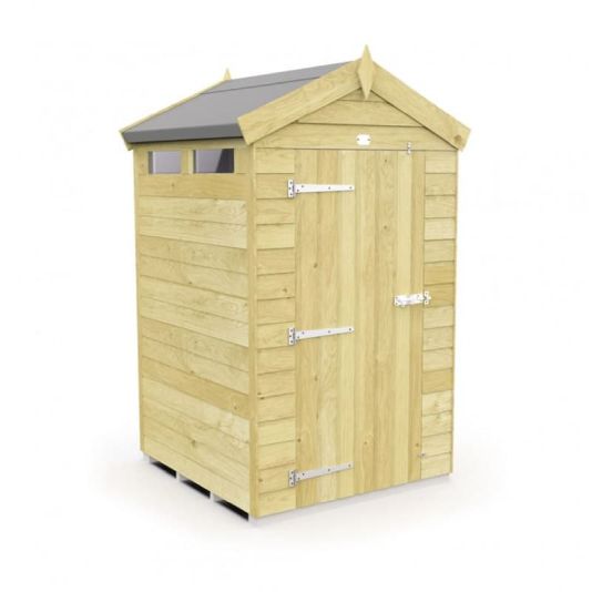 4 x 4 Apex Security Shed