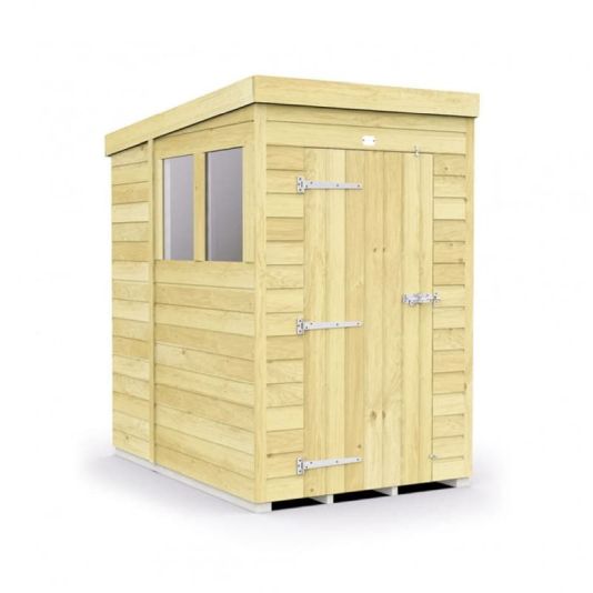 4 x 7 Pent Shed