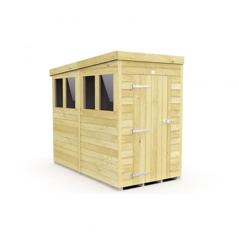 4 x 8 Pent Shed