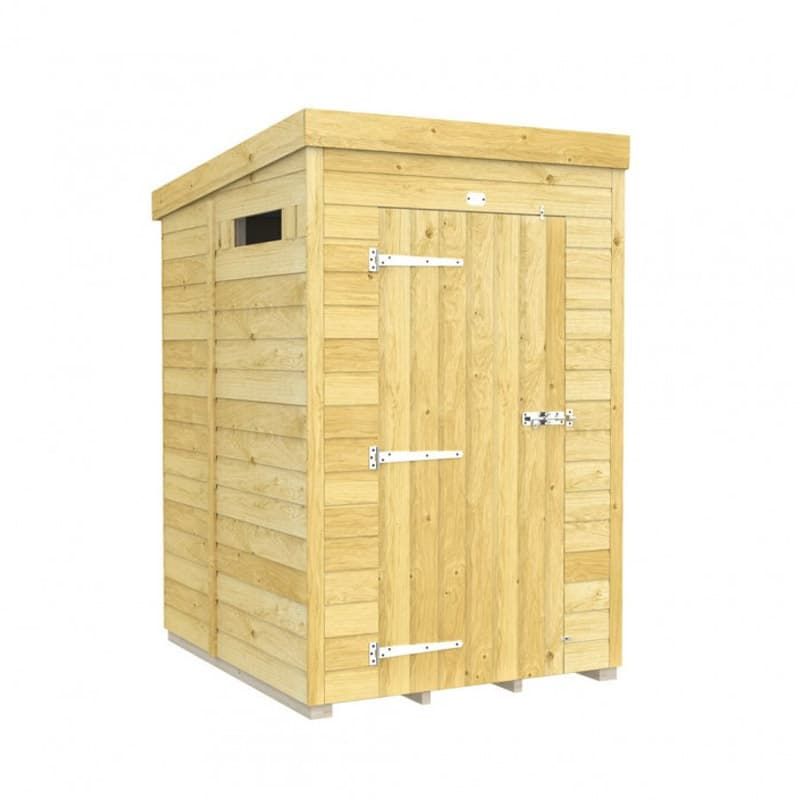 4 x 5 Security Pent Shed