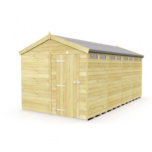 8 x 16 Apex Security Shed