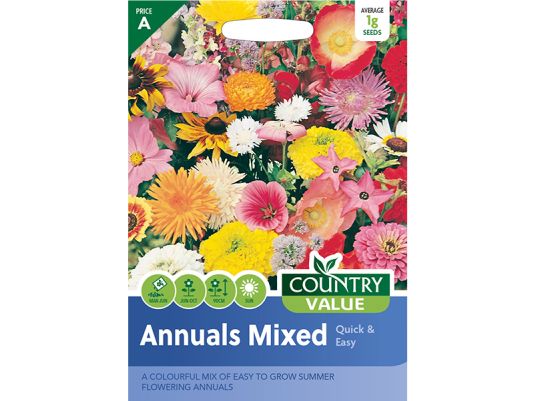 Annuals 'Quick & Easy Mixed' Seeds