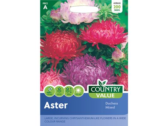 Aster 'Duchess Mixed' Seeds