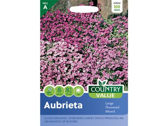 Aubrieta 'Large Flowered Mixed' Seeds