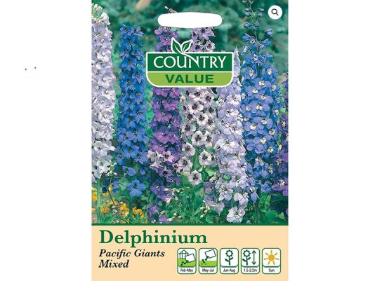 Delphinium 'Pacific Giants Mixed' Seeds