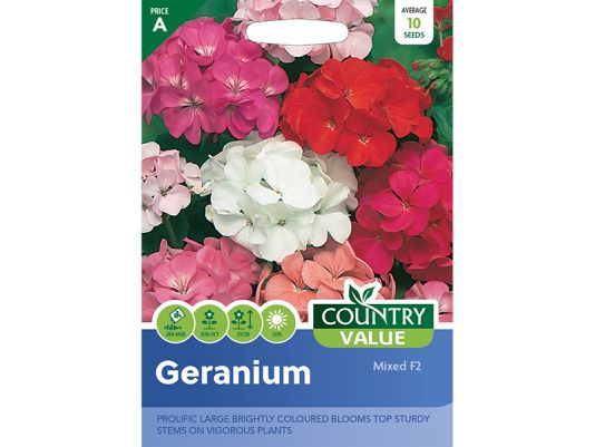 Geranium 'Mixed' F2 Seeds