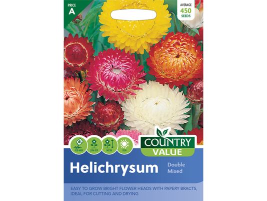 Helichrysum 'Double Mixed' Seeds