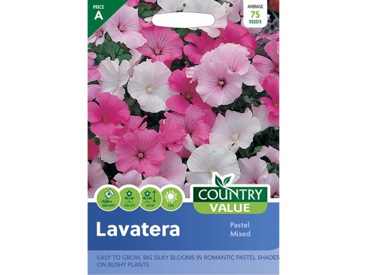 Lavatera 'Pastel Mixed' Seeds