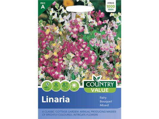 Linaria 'Fairy Bouquet Mixed' Seeds