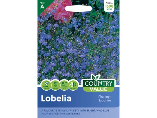 Lobelia (trailing) 'Sapphire' Seeds