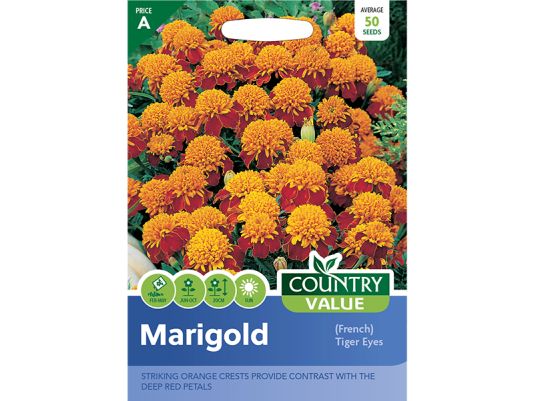 Marigold (French) 'Tiger Eyes' Seeds