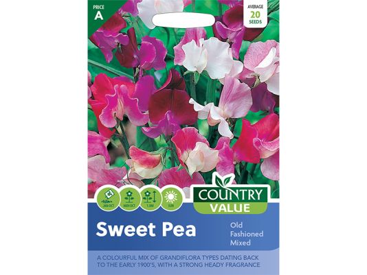 Sweet Pea 'Old Fashioned Mixed' Seeds