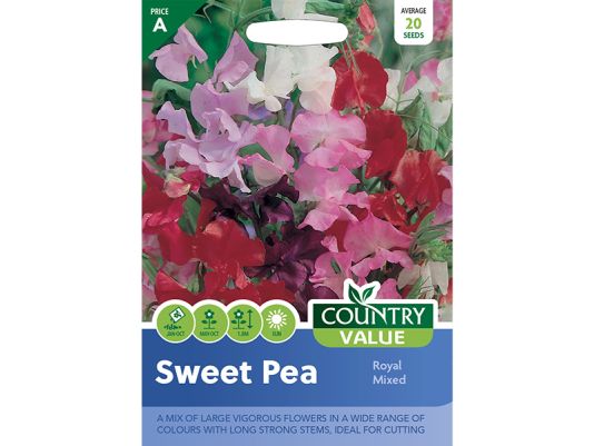 Sweet Pea 'Royal Mixed' Seeds