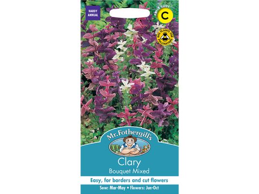 Clary 'Bouquet Mixed' Seeds