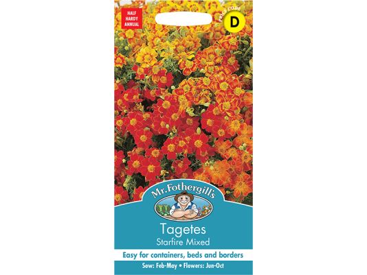 Tagetes 'Starfire Mixed' Seeds