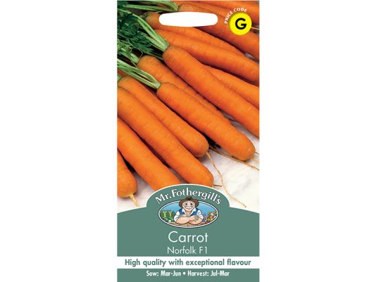 Carrot 'Norfolk' F1 Seeds