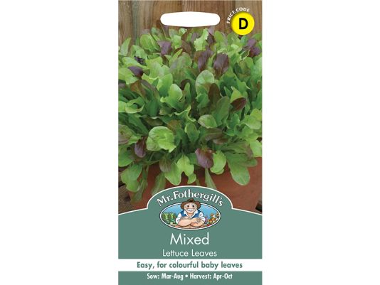 Lettuce 'Mixed Leaves' Seeds