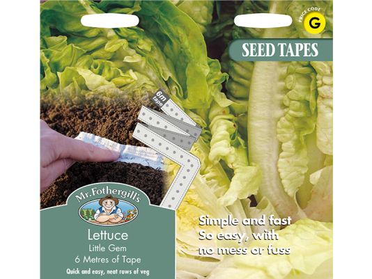 Lettuce 'Little Gem' Seed Tape