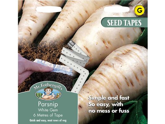 Parsnip 'White Gem' Seed Tape