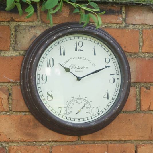Bickerton Wall Clock & Thermometer