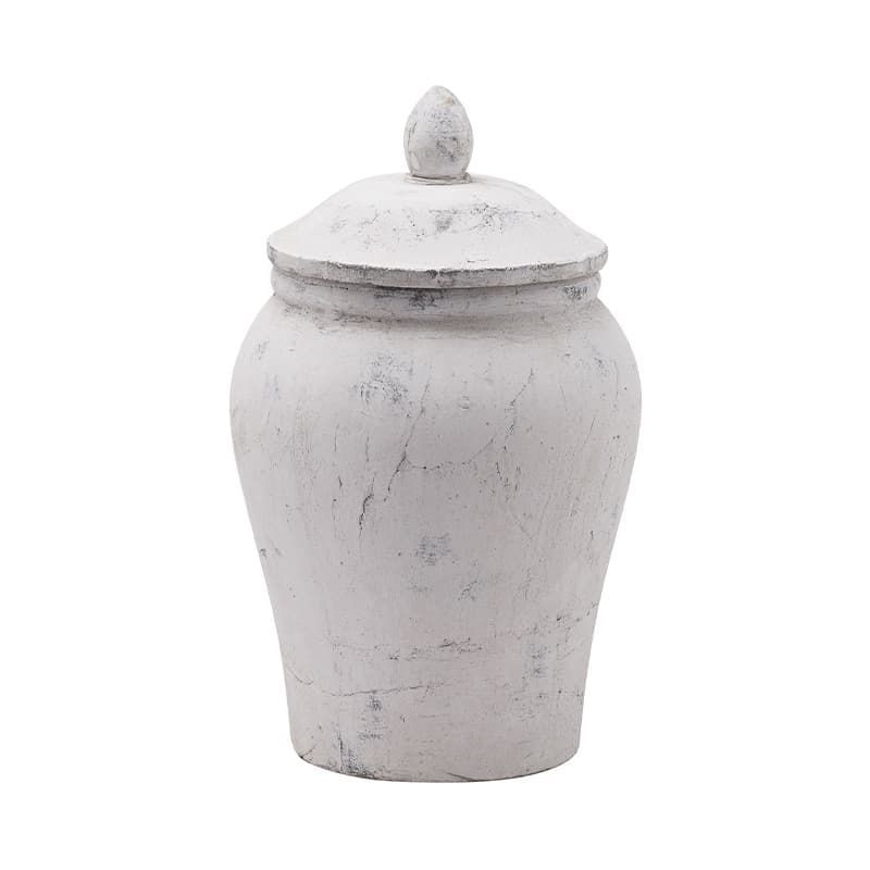 Bloomville Stone Ginger Jar - Small
