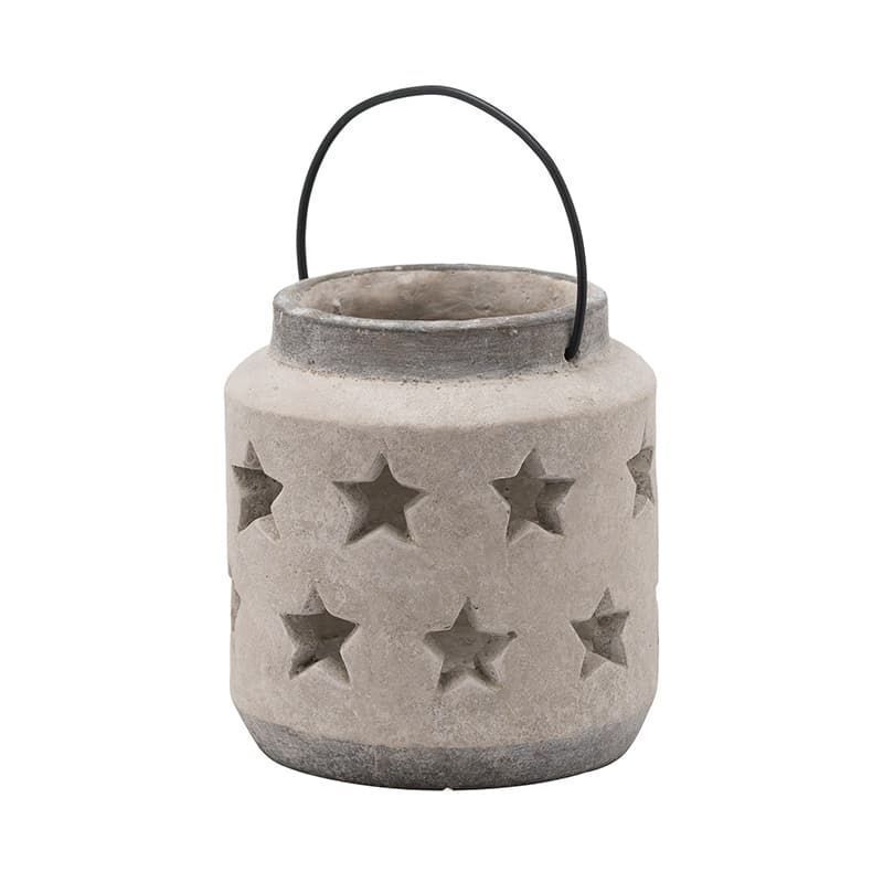 Bloomville Stone Star Lantern - Small