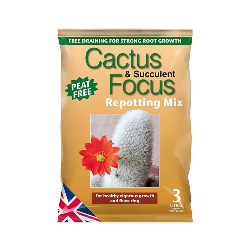 Cactus & Succulent Focus Peat Free Repotting Mix 3 Litre