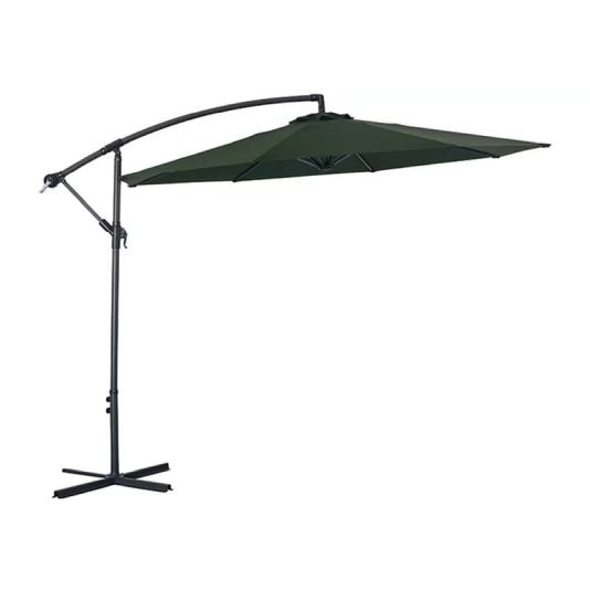 Cantilever Round Parasol 3m - Green