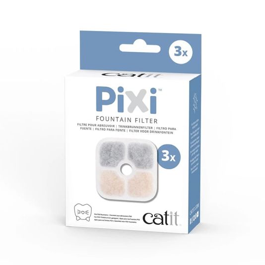 Catit PIXI Fountain Filter 3 Pack