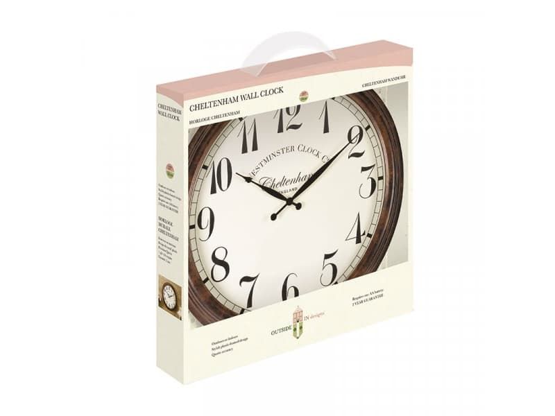 Cheltenham Wall Clock/therm 23.5 Inches