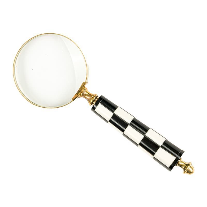Chequered Magnifying Glass - Small