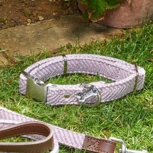 Country Dog Collar Blush - Extra Small