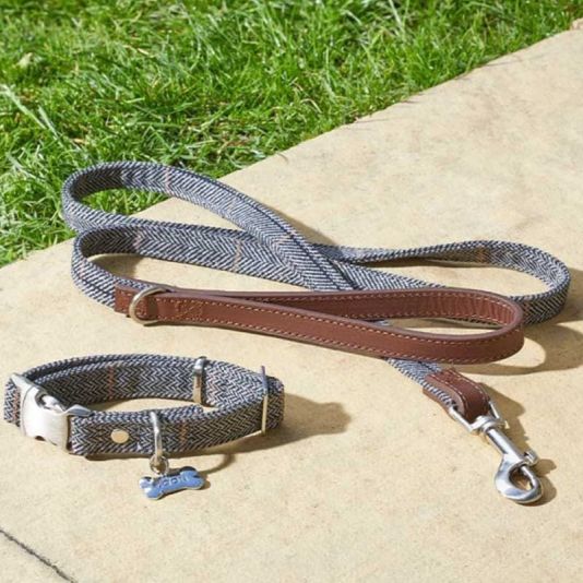 Country Dog Lead Slate - Small