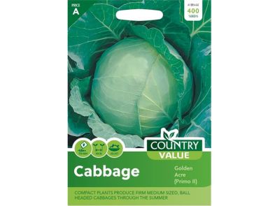 Cabbage 'Golden Acre' (Primo II) Seeds