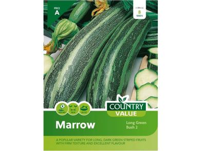 Marrow 'Long Green Bush 2' Seeds