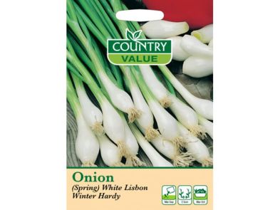 Spring Onion 'White Lisbon Winter Hardy' Seeds