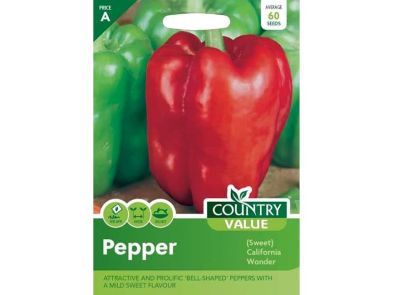 Pepper (sweet) 'Californian Wonder' Seeds