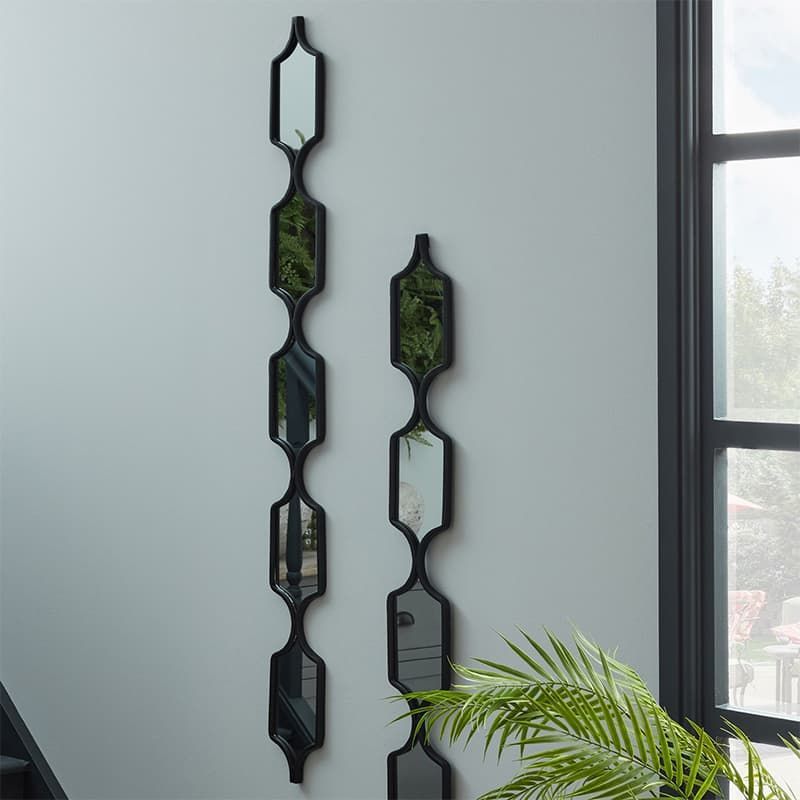 Decorative Black Hanging Mirror