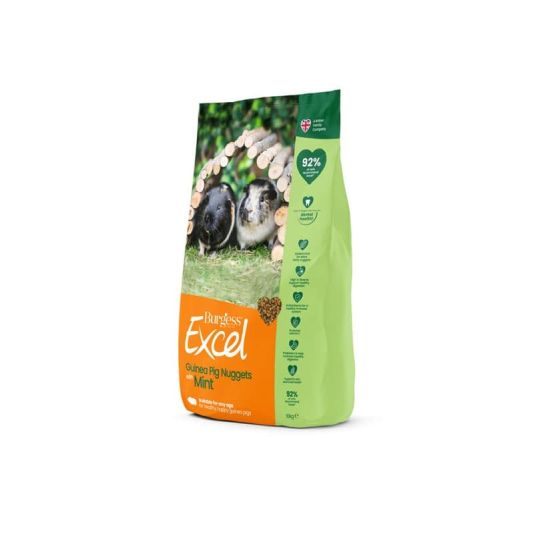 Excel Adult Guinea Pig Food Nuggets with Mint 10kg