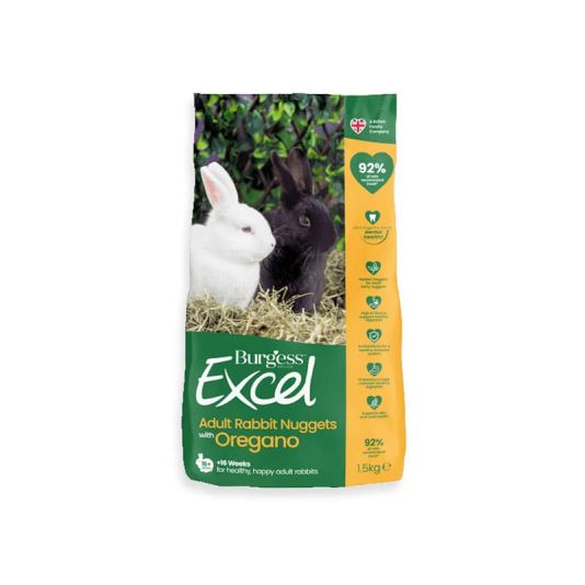 Excel Adult Rabbit Nugget Food with Oregano 1.5kg