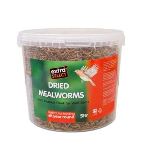 Dried Mealworms 5 Litres