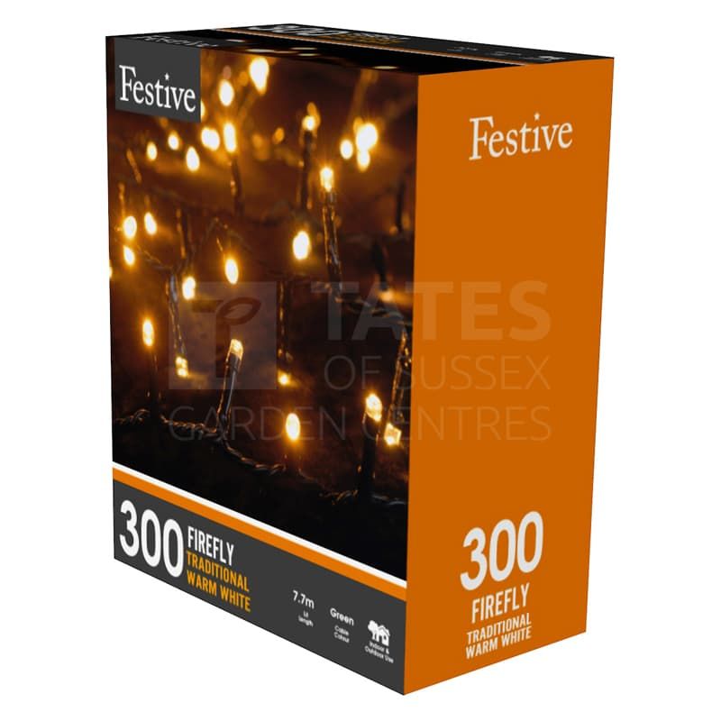 300 FIREFLY LIGHTS TRADITIONAL WARM WHITE