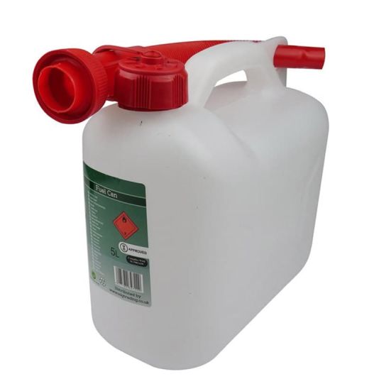 5 Litres Fuel Can Clear