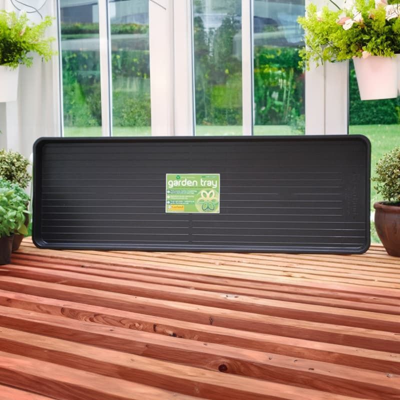 Garden Tray Jumbo Black - 117cm