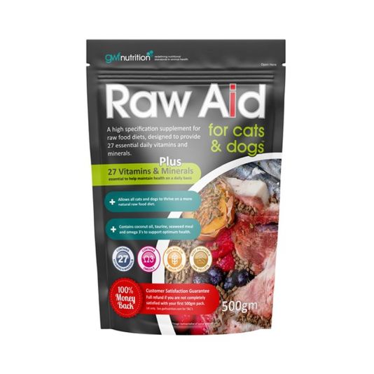 GWF Nutrition Raw Aid for Cats & Dogs - 500g