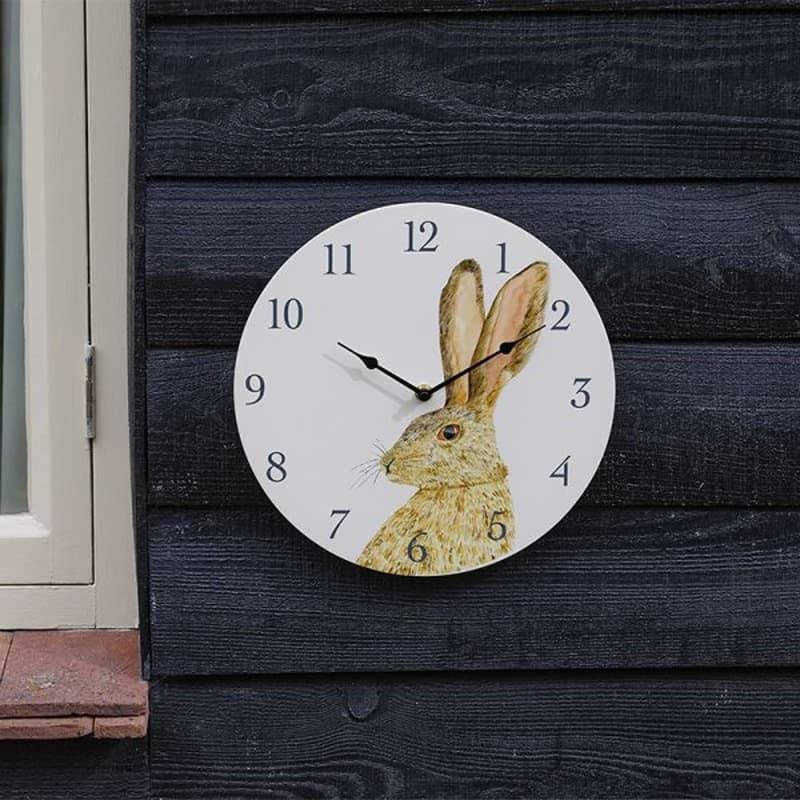 Hare Clock 12 Inches