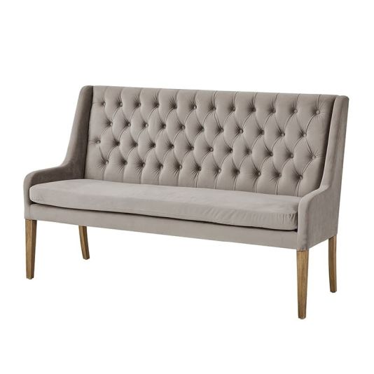 Henley Luxury Large Button Pressed Dining Bench