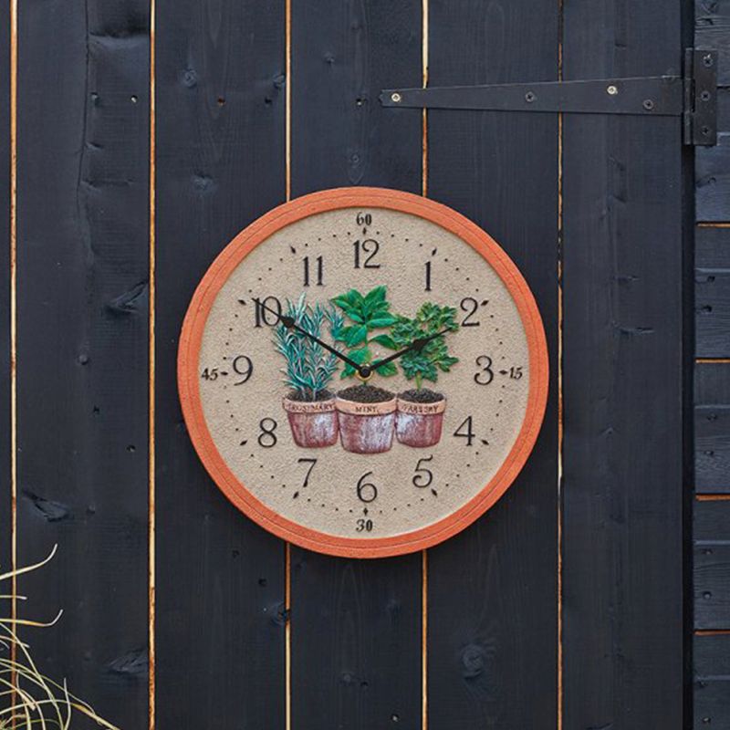 Herbs Wall Clock